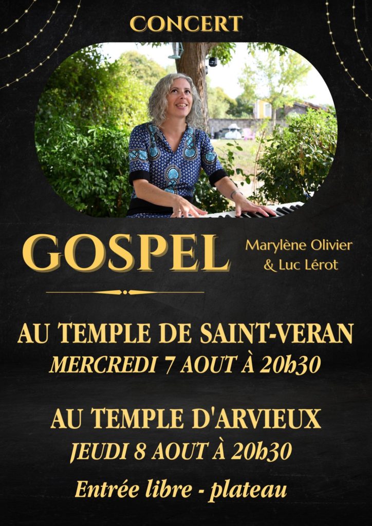 afiche gospel